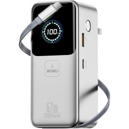 Внешний аккумулятор WiWU PM501 15000mAh 67 Gray (6979107512751)