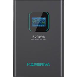 Аккумулятор Marsriva LiFePO4 24V (25.6V/204Ah/5222Wh) (MR-LFP24-200-WMD)