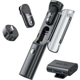 Микрофонная радиосистема Boya Magic 03 USB-C with 2 TX + 1 RX + 1 TRS Black