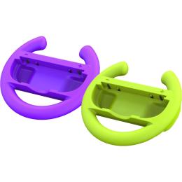 Кермо для геймпадів Yaxo Joy-Con Wheels Green + Purple 2 шт (YGWSJCH02CM)