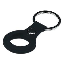 Чохол для Apple AirTag - Silicone Key Ring (Black) HC