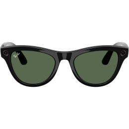 Смарт-окуляри Ray-Ban Meta Skyler Gen 2 Standard Shiny Black Frame / G-15 Green Lenses (RW4014 601/71 52-20)