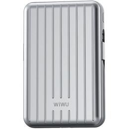 Зовнішній акумулятор WiWU PP04 Trunk Series Magnetic Wireless 20000mAh 22.5W Silver (6936686410847)