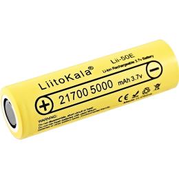 Аккумулятор LiitoKala 21700 5000mAh Li-ion 1шт (Lii-50E)