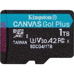Карта пам'яті Kingston microSDXC Canvas Go! Plus 1TB Class 10 UHS-I U3 V30 A2 (SDCG4/1TBSP)