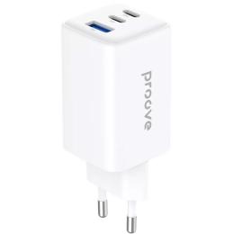 Мережевий зарядний пристрій Proove Pocket GaN 65W 2 USB-C/USB-A White (WCPG65121202)