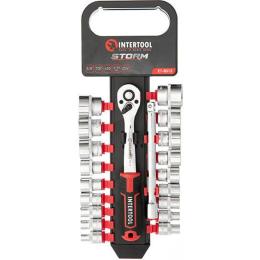 Набір торцевих головок із тріскачкою Intertool ET-8015 18шт