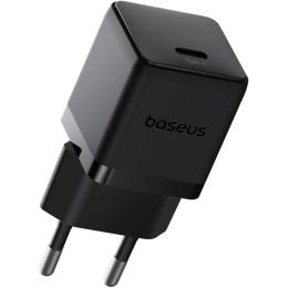 Сетевое зарядное устройство Baseus Palm Fast Charger 20W + Cable USB-C to Lightning 20W 1m Black (E0116401)