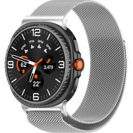 Ремінець ArmorStandart Milanese Magnetic для Samsung Galaxy Watch 8/8 Classic 20x113 mm Silver (ARM87361)