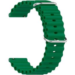 Універсальний ремінець для смарт-годинників Ocean Band 22mm Green