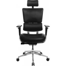 Офісне крісло GT Racer X-807 Leather Black (P-02)