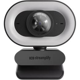 Веб-камера Streamplify CAM PLUS-FHD-2M60-LIGHT Black