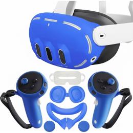 Набір аксесуарів Tahnuhna 6-in-1 VR для Meta Quest 3 Blue