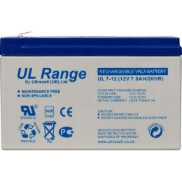 Акумулятор Ultracell UL7-12 AGM 12V (12V/7Ah/84Wh) (YT28766)