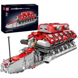 Конструктор Mould King Mking Двигатель и коробка передач Italian Supercar V12 (10169)