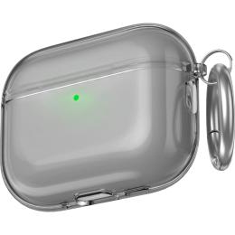 Чехол AhaStyle Transparent TPU Case для Apple Airpods Pro 3 Black (CP-WG182-G-CBK)