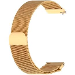Універсальний ремінець для смарт-годинників DK Metal Milanesse Loop Magnetic Band 22mm Gold
