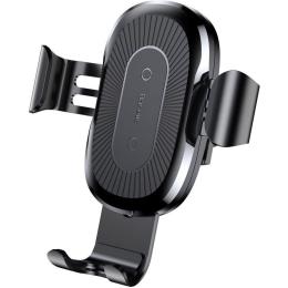 Автотримач із бездротовою зарядкою Baseus Wireless Charger Gravity Car Mount Black (WXYL-01)