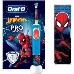 Електрична зубна щітка Oral-B D103 Vitality Pro Kids Spider-Man Case Special Edition