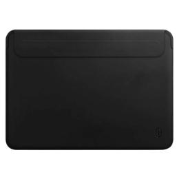 Чохол-кишеня WiWU Slim Stand Sleeve Leather Case для MacBook New 16 Skin Pro (Black)