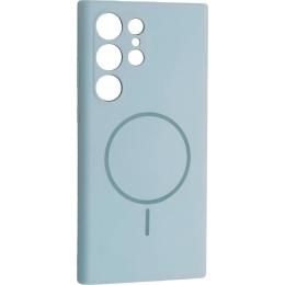 Чохол DK Luxury Silicone Case with MagSafe для Samsung Galaxy S23 Ultra Lilac Cream