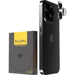 Захисне скло на камеру iLera FocusPro Lens для Apple iPhone 15 Pro/15 Pro Max Black Titanium (iLFPGR10)