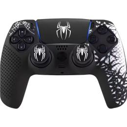 Чехол на геймпад Silicone Case для Sony DualSense Spider-Man + Touch Pad Sticker Black