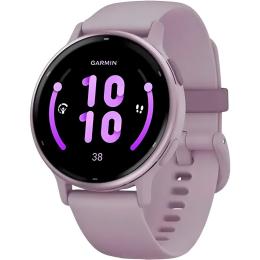 Смарт-годинник Garmin Vivoactive 5 Metallic Orchid Aluminum Bezel with Orchid Case and Silicone Band (010-02862-13)