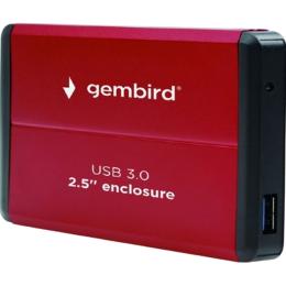 Зовнішня кишеня Gembird 2.5" USB 3.0 Red (EE2-U3S-2-R)