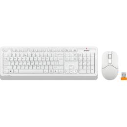 Комплект (клавіатура + миша) A4Tech Fstyler FG1012 White