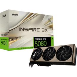 Видеокарта MSI GeForce RTX 5080 INSPIRE 3X OC 16G (G5080-16I3C) EU