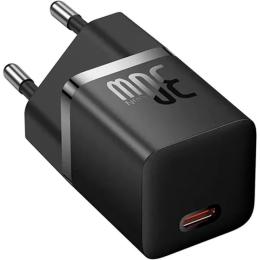 Мережевий зарядний пристрій Baseus GaN5 Fast Charger 1C 30W Black (CCGN070401)