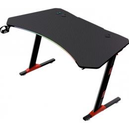 Компьютерный игровой стол GT Racer T-1443 (140x70x73) Black