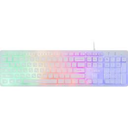 Клавіатура Vinga KB410 White