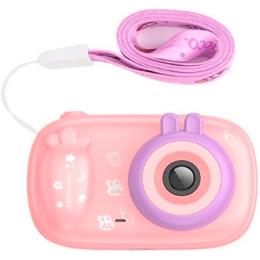 Дитяча фотокамера Hoco DV205 Dual Сamera Pink