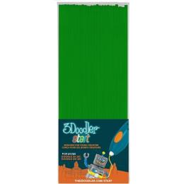 Набір стрижнів для 3D ручки 3Doodler Start 24 шт Зелений (3DS-ECO07-GREEN-24)