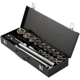 Набір торцевих головок з тріскачкою Intertool ET-8321 21шт