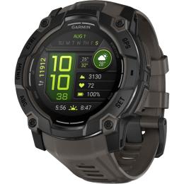 Смарт-годинник Garmin Instinct 3 AMOLED 50mm Black with Charcoal Band (010-03020-00)
