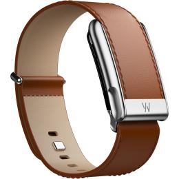 Фитнес-браслет Whoop MG LeatherLuxe Straight Cream with Titanium L/XL + подписка Life на 12 месяцев