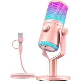 Мікрофон Maono DM30 RGB Pink