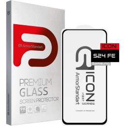 Захисне скло ArmorStandart Icon Glass для Samsung S24 FE Black (ARM76970)