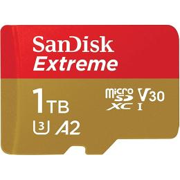 Карта пам'яті SanDisk 1TB microSDXC Extreme UHS-I U3 V30 A2 (SDSQXAV-1T00-GN6MN)