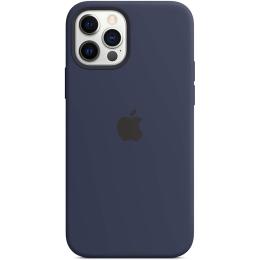 Чохол Silicone Case з MagSafe для Apple iPhone 12/12 Pro (Deep Navy) ААА