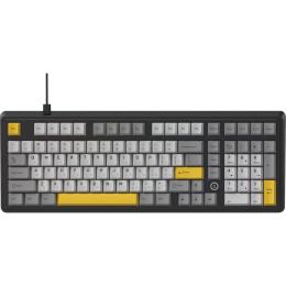 Клавиатура Ajazz AK980 MAX Magnetic Switch Black/Grey/Yellow (AK980-MAX-M-BGY)