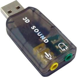 Звукова карта Dynamode USB-SOUNDCARD 2.0 Black