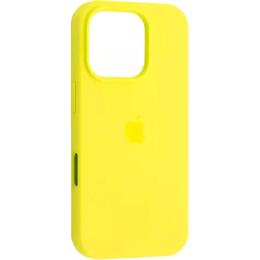 Чохол Silicone Case для Apple iPhone 16 Pro Yellow AA