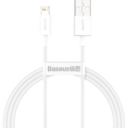 Кабель Baseus Superior Series Fast Charging Lightning 2.4A 1m White (CALYS-A02)