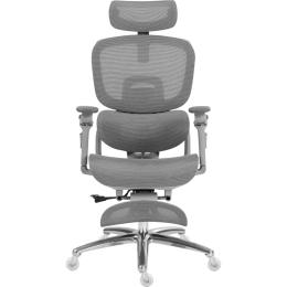 Офисное кресло GT Racer B-816 White/Gray