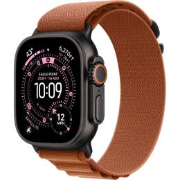 Смарт-часы Apple Watch Ultra 3 49mm Black Titanium Case with Terra Cotta Alpine Loop Medium (MF254+MG9E4)