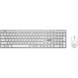 Комплект (клавиатура + мышь) MSI Forge K210 Combo White UA